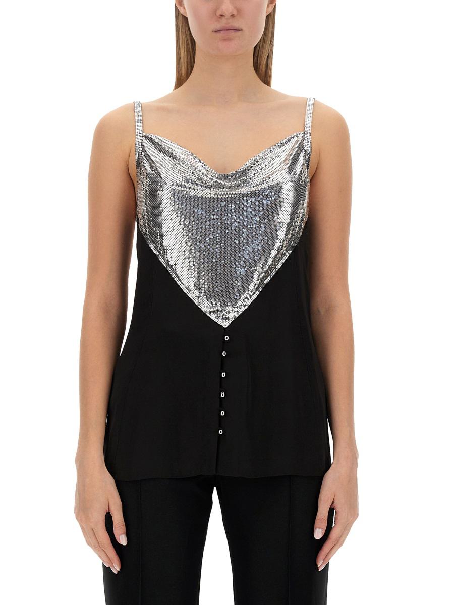 Rabanne Top With Inserts