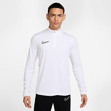 Nike Men's Academy Dri-FIT Soccer Drill Top in White/Black Size: Small