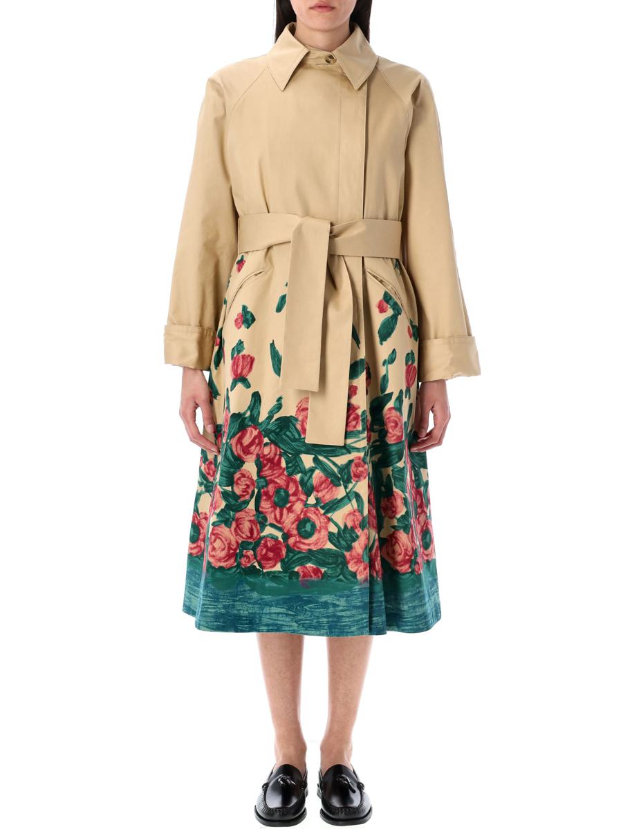 Weekend Max Mara Water-Repellent Cotton Gabardine Trench Coat