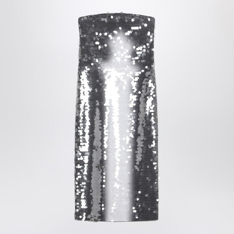 Sportmax Midi Dress With Gradient Sequin Effect