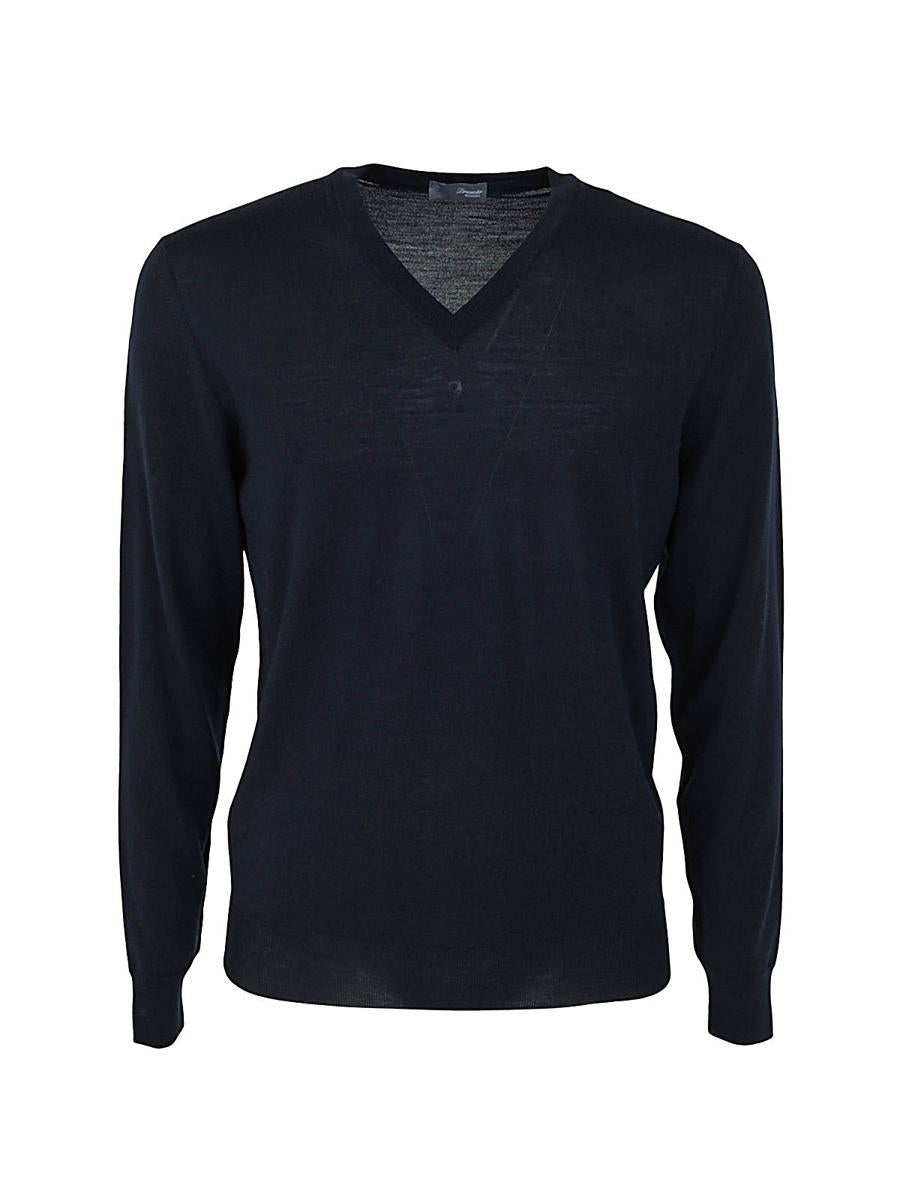 Drumohr Modern V-Neck Pullover Clothing