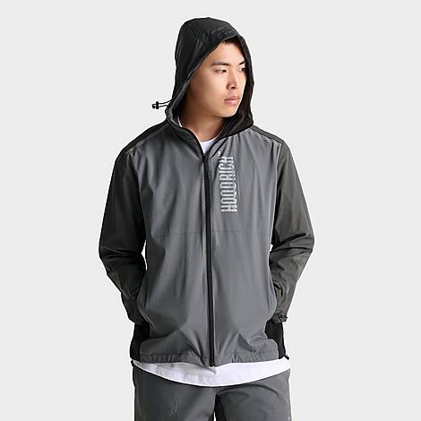 Hoodrich Men's Momentum Woven Full-Zip Jacket in Grey Size: Small