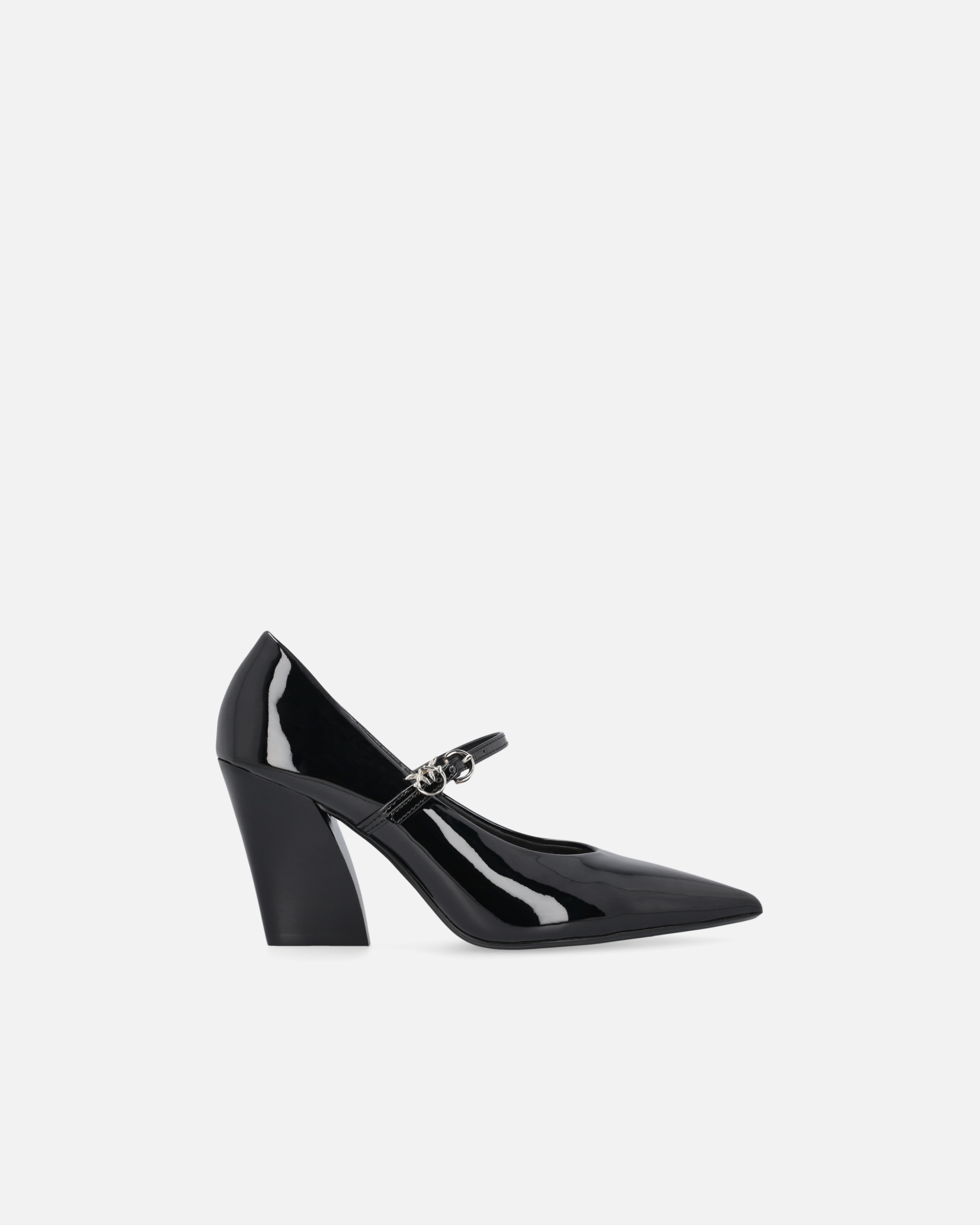 Pinko, Shiny pumps, Noir limousine, 35