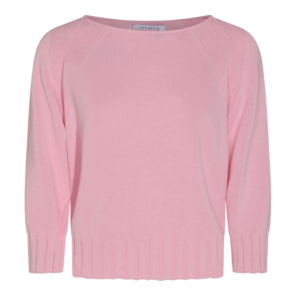 Malo Pink Cotton Knitwear