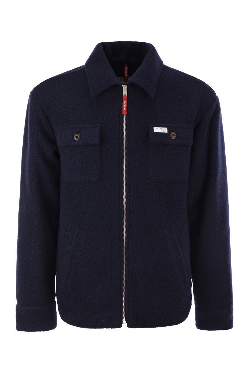 Fay Wool Over Shirt - Fay Archive