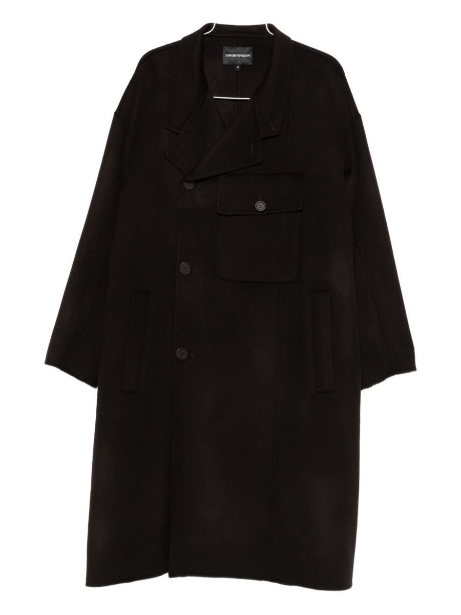 Emporio Armani Exclusive Wool Trench Coat