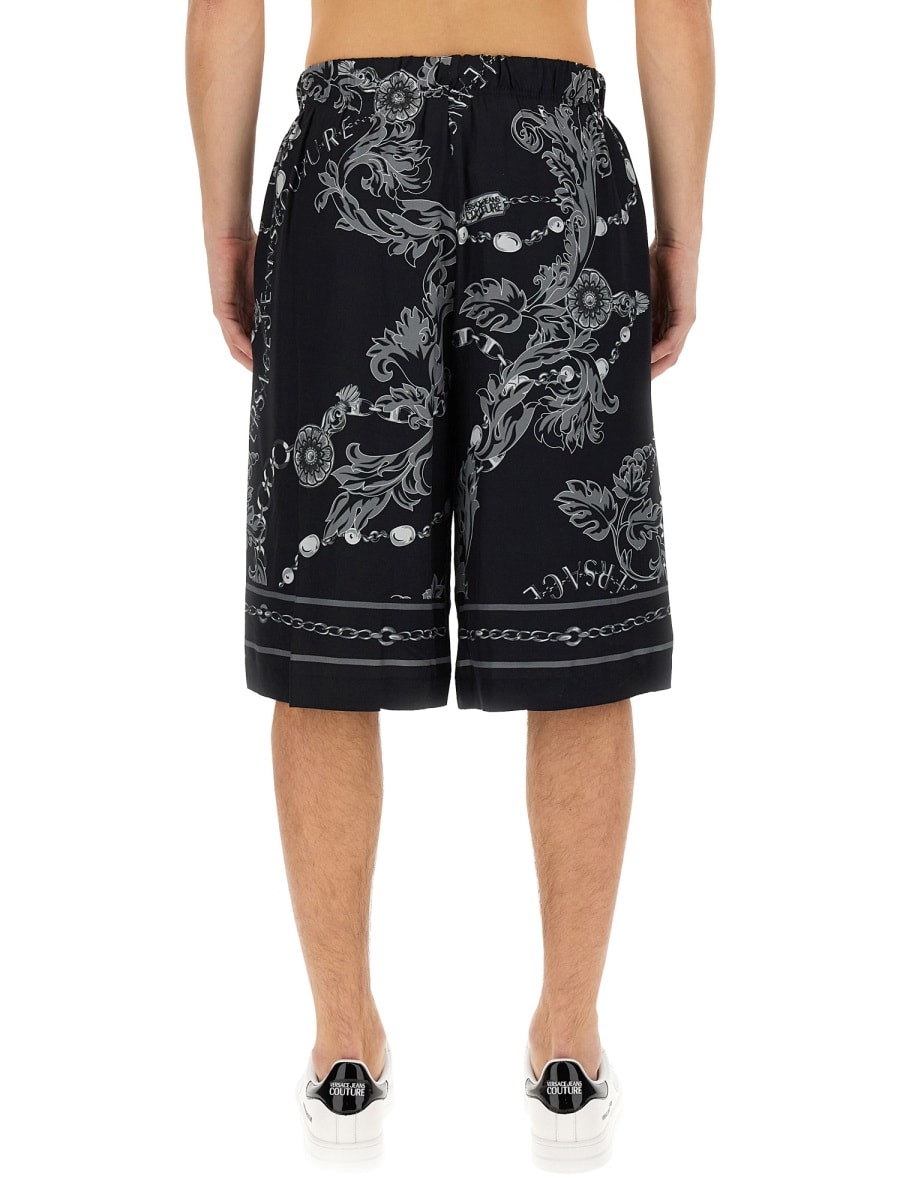 Versace Jeans Couture Chain Couture Bermuda Shorts