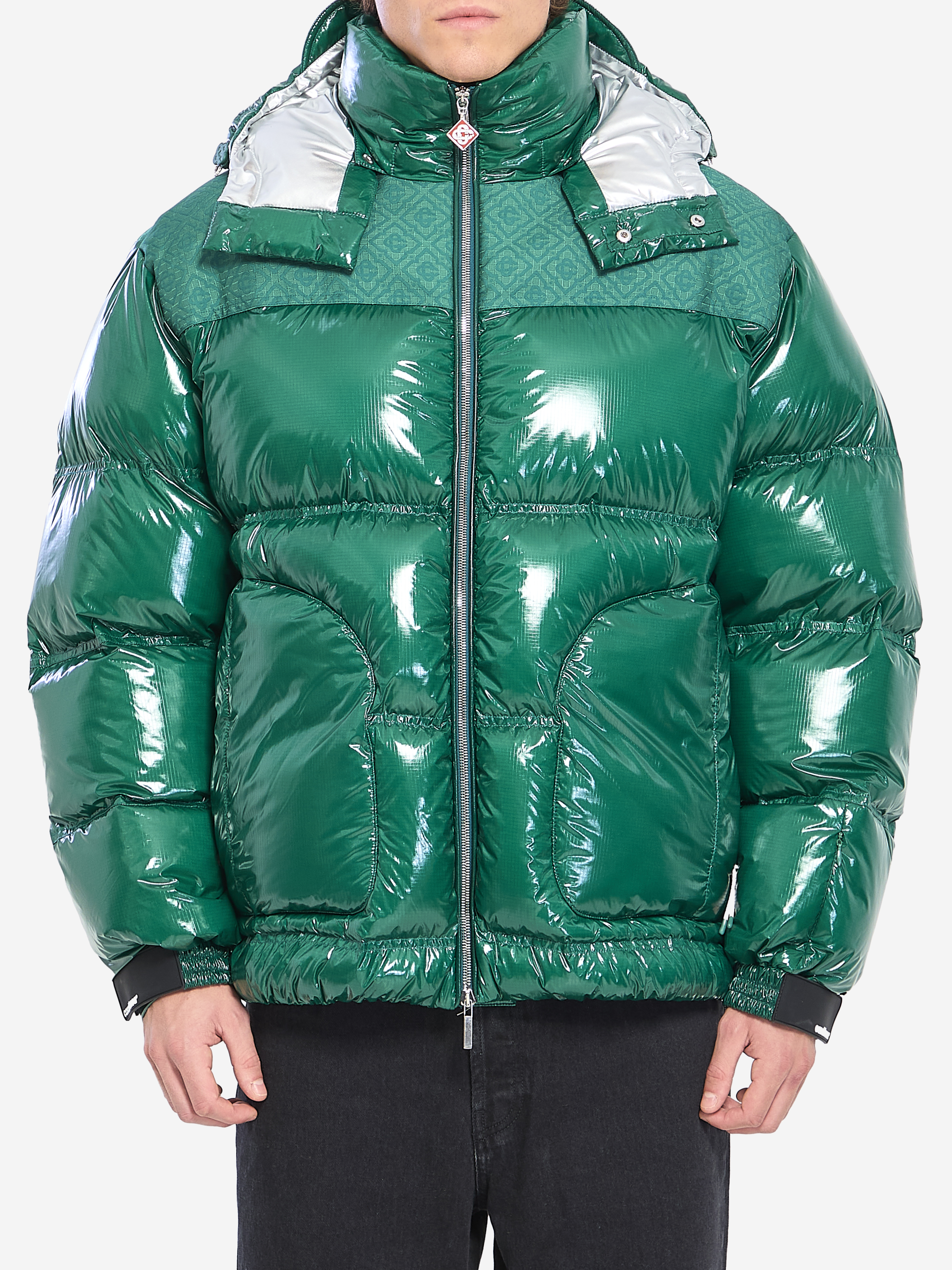 Puffer jacket in nylon