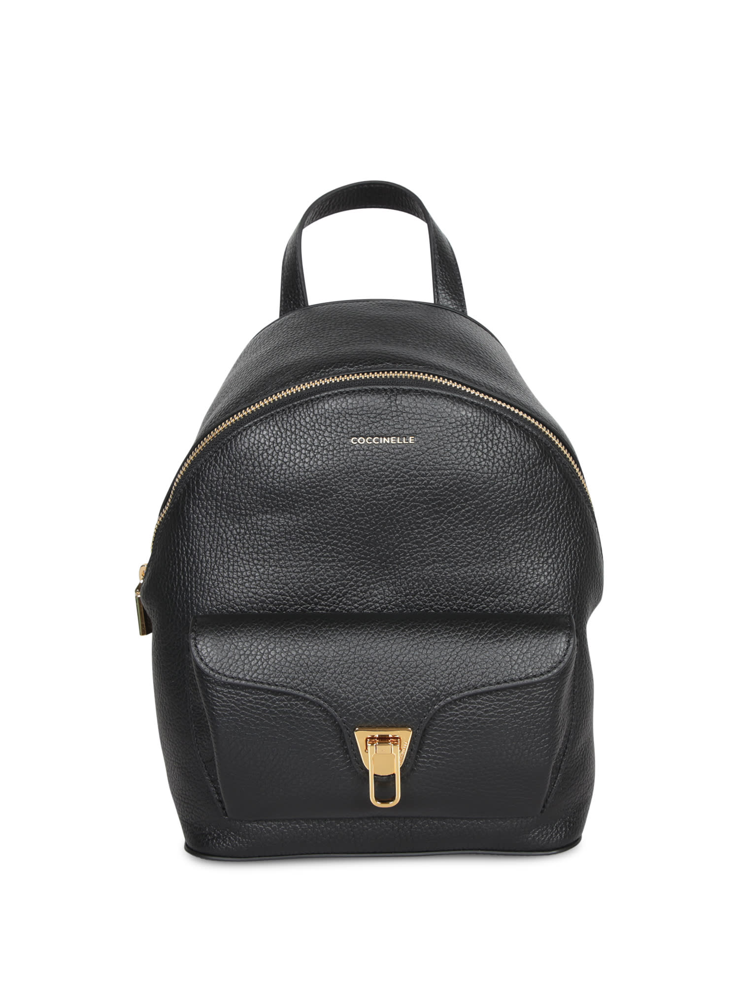Coccinelle Beat Generation Black Leather Backpack