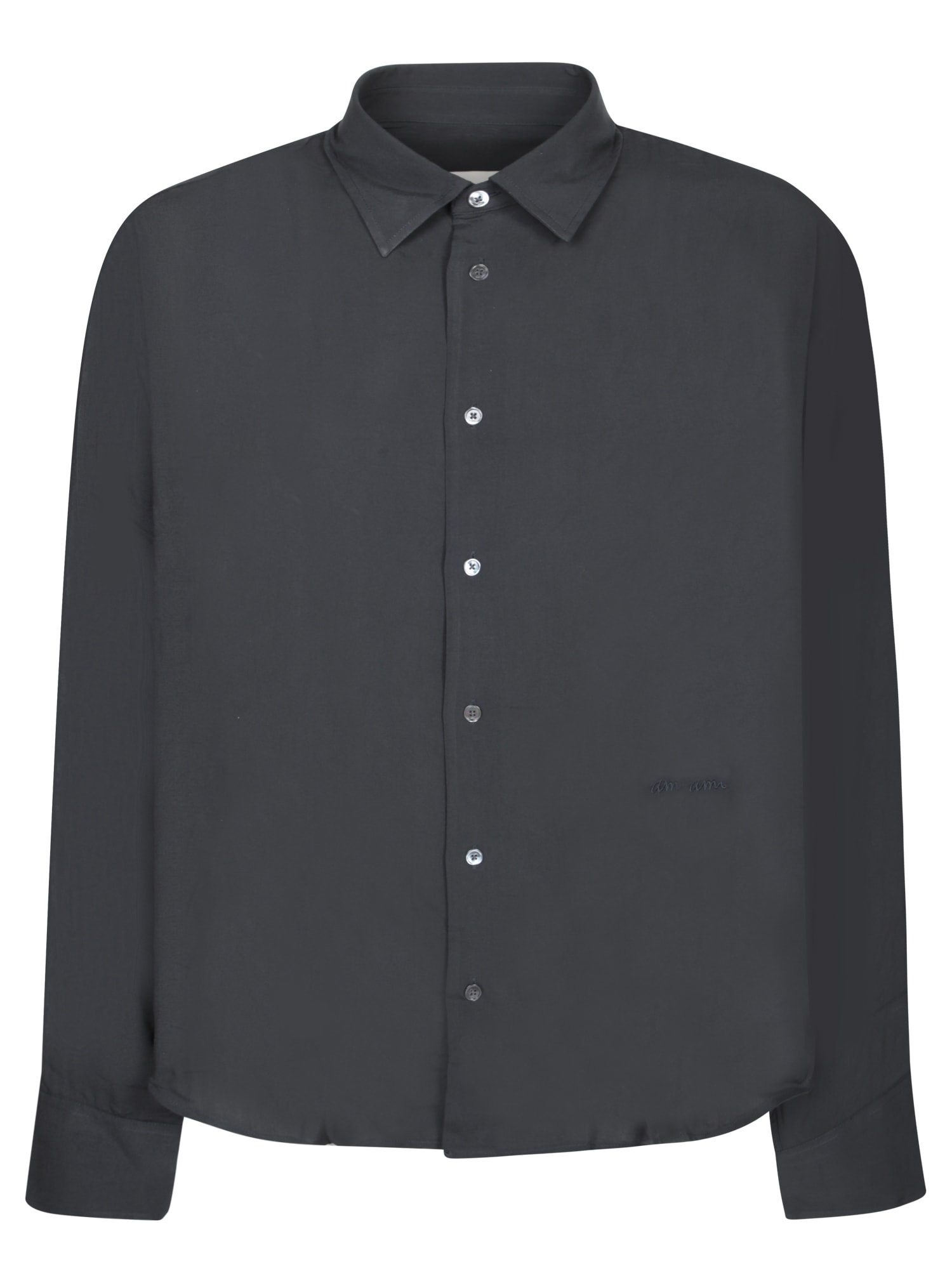 Ami Alexandre Mattiussi Black Cotton Shirt