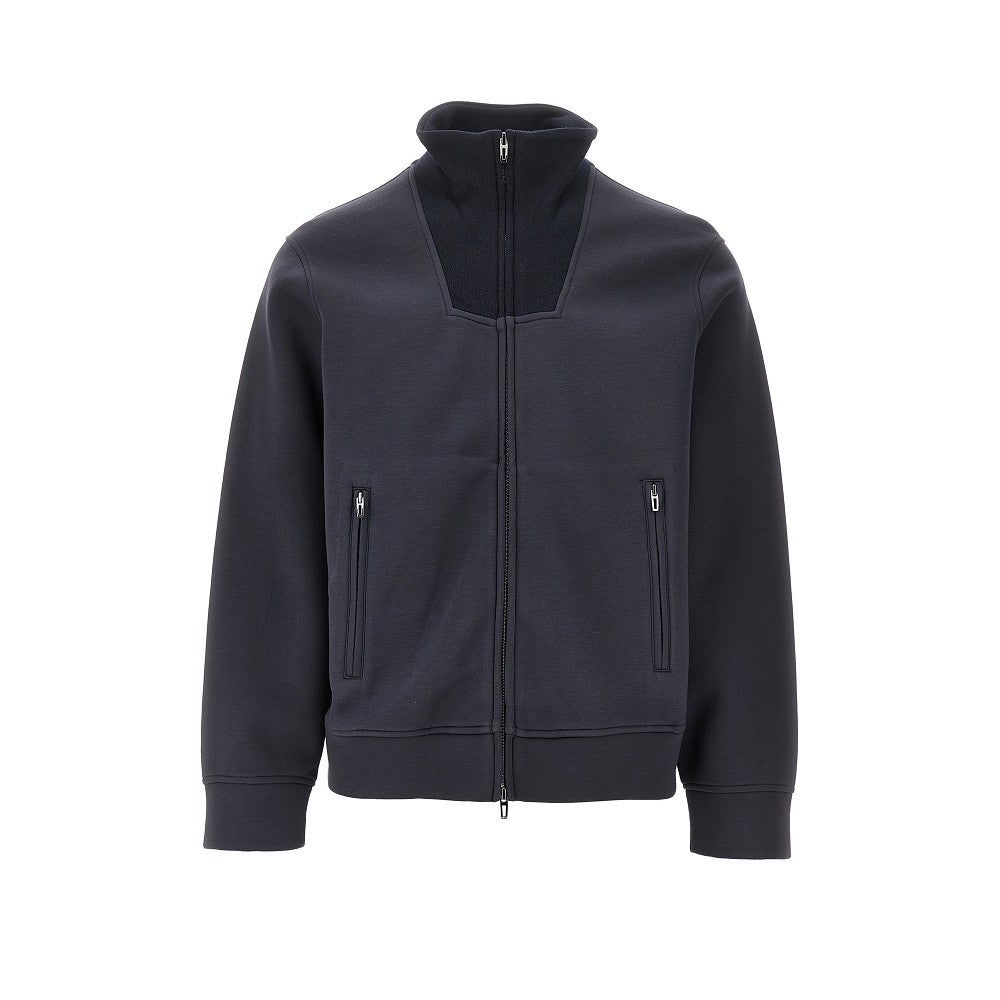 EMPORIO ARMANI 莫代尔全拉链男士卫衣