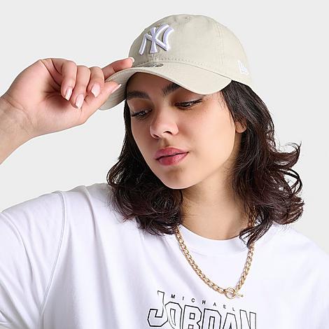 New Era New York Yankees MLB 9TWENTY Strapback Hat in Stone