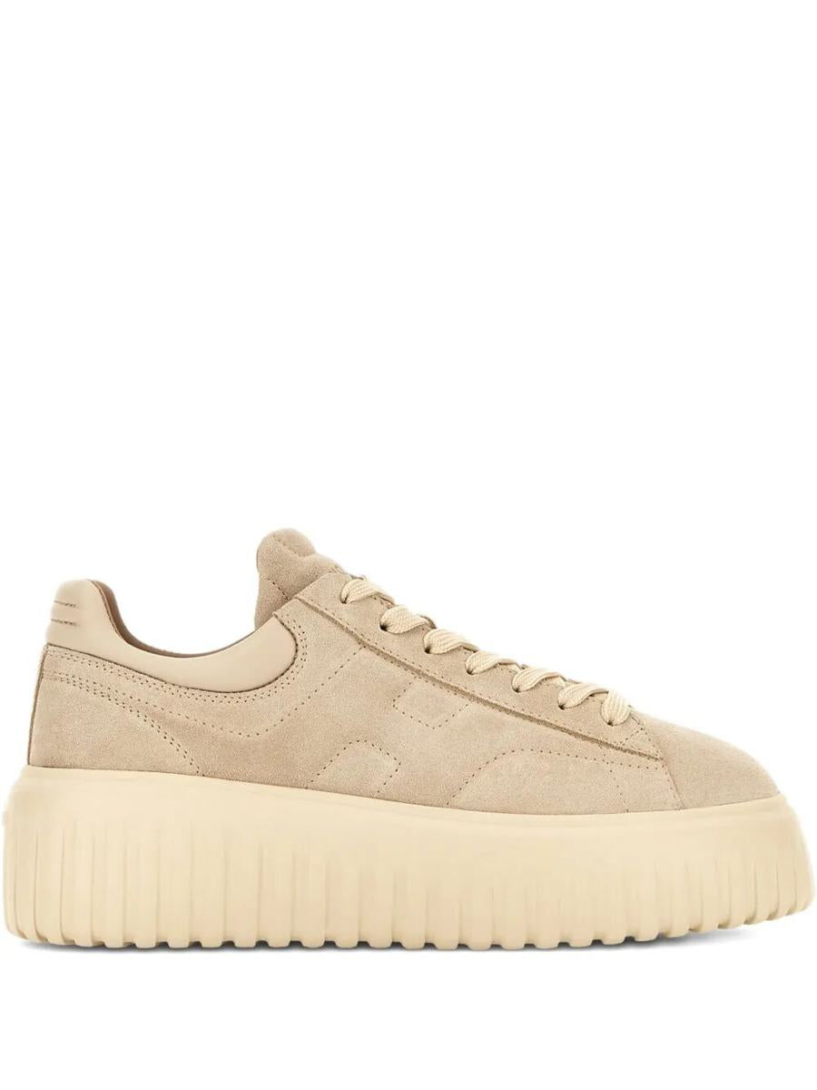 Hogan H-Stripes Suede Sneakers Shoes