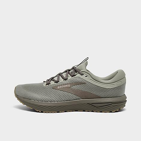 Brooks Men's Revel 7 Running Shoes in London Fog/Falcon/Almond Size: 7.5