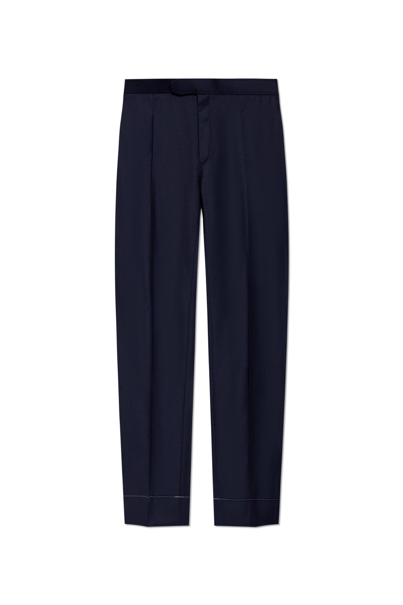 Brioni Wool Pants With Crease