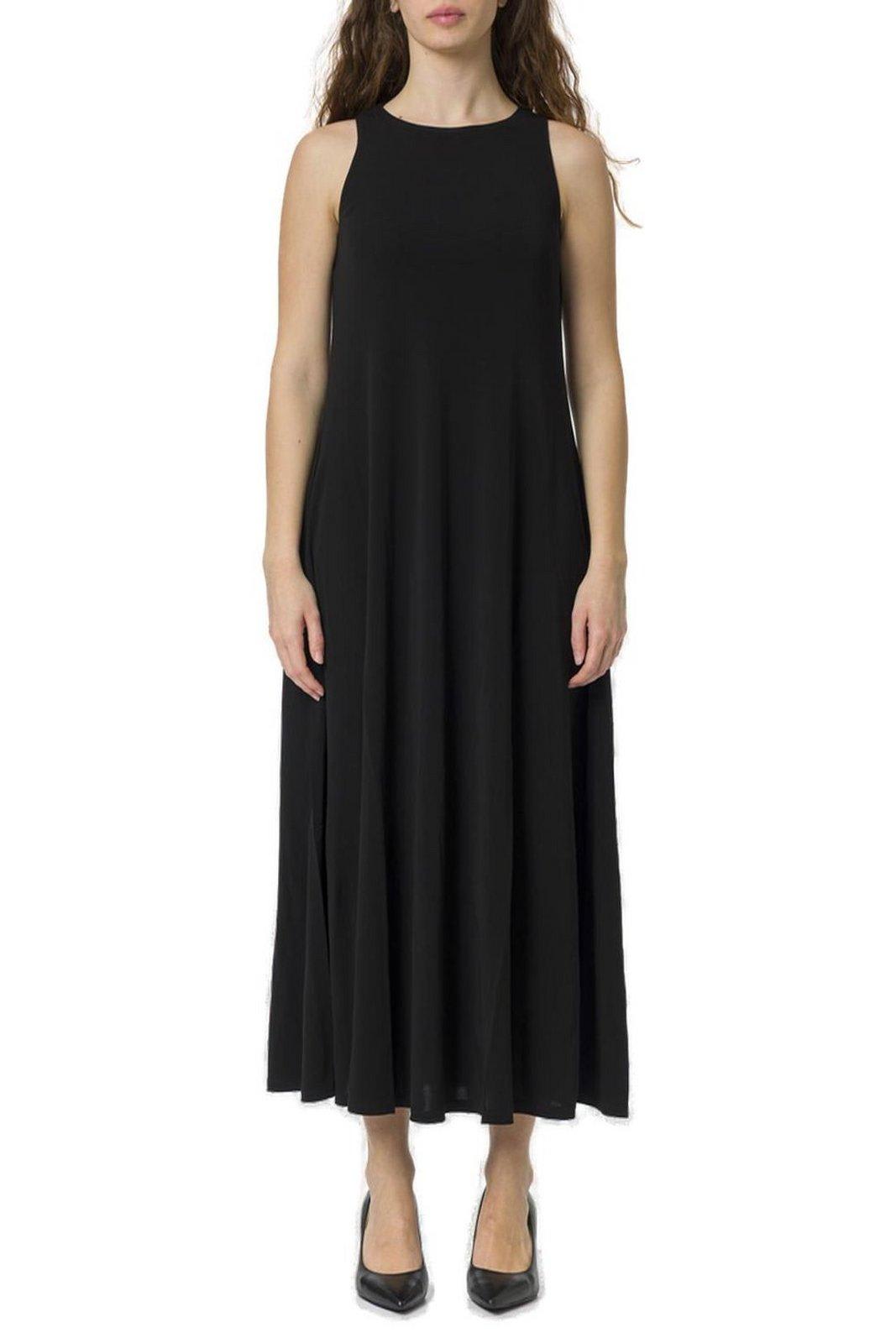 Max Mara Accento Crewneck Sleeveless Dress