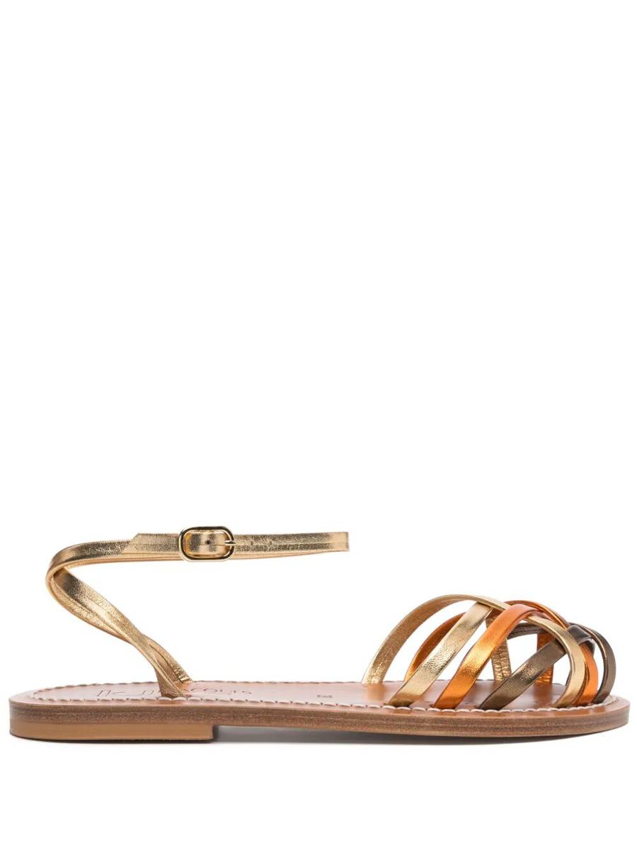 K. Jacques Demetria Metallic Sandals Shoes