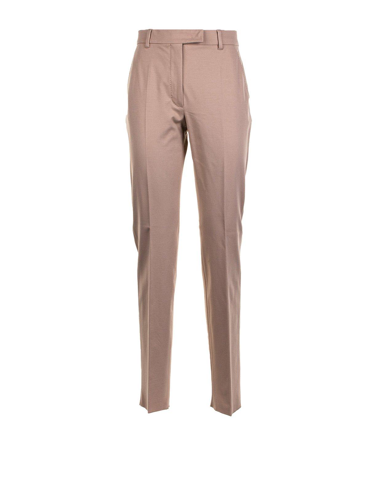 Max Mara Studio High Rise Slim Fit Trousers