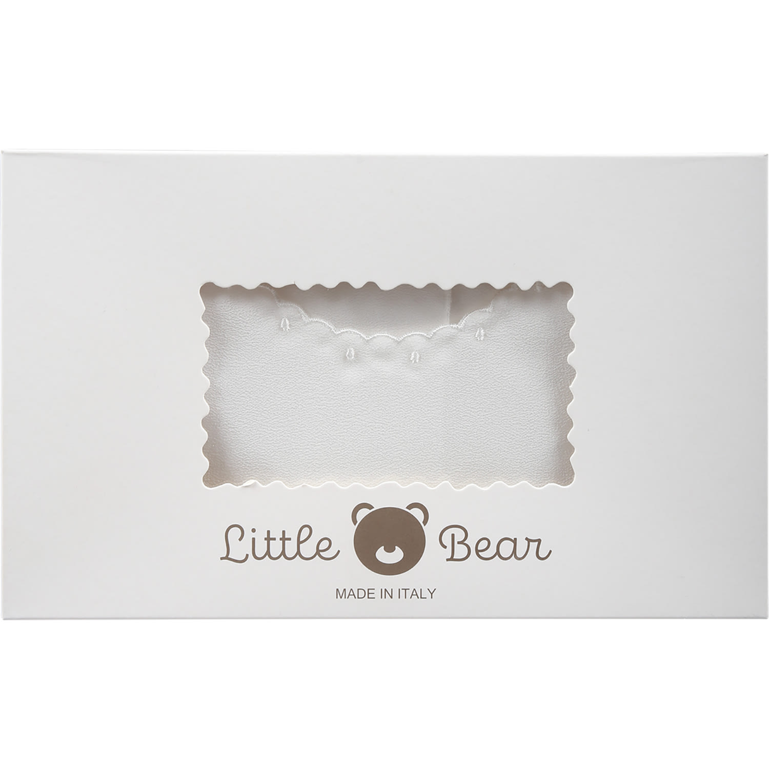 Little Bear Ivory Good-luck Newborn Shirt For Baby Girl With Polka-dots