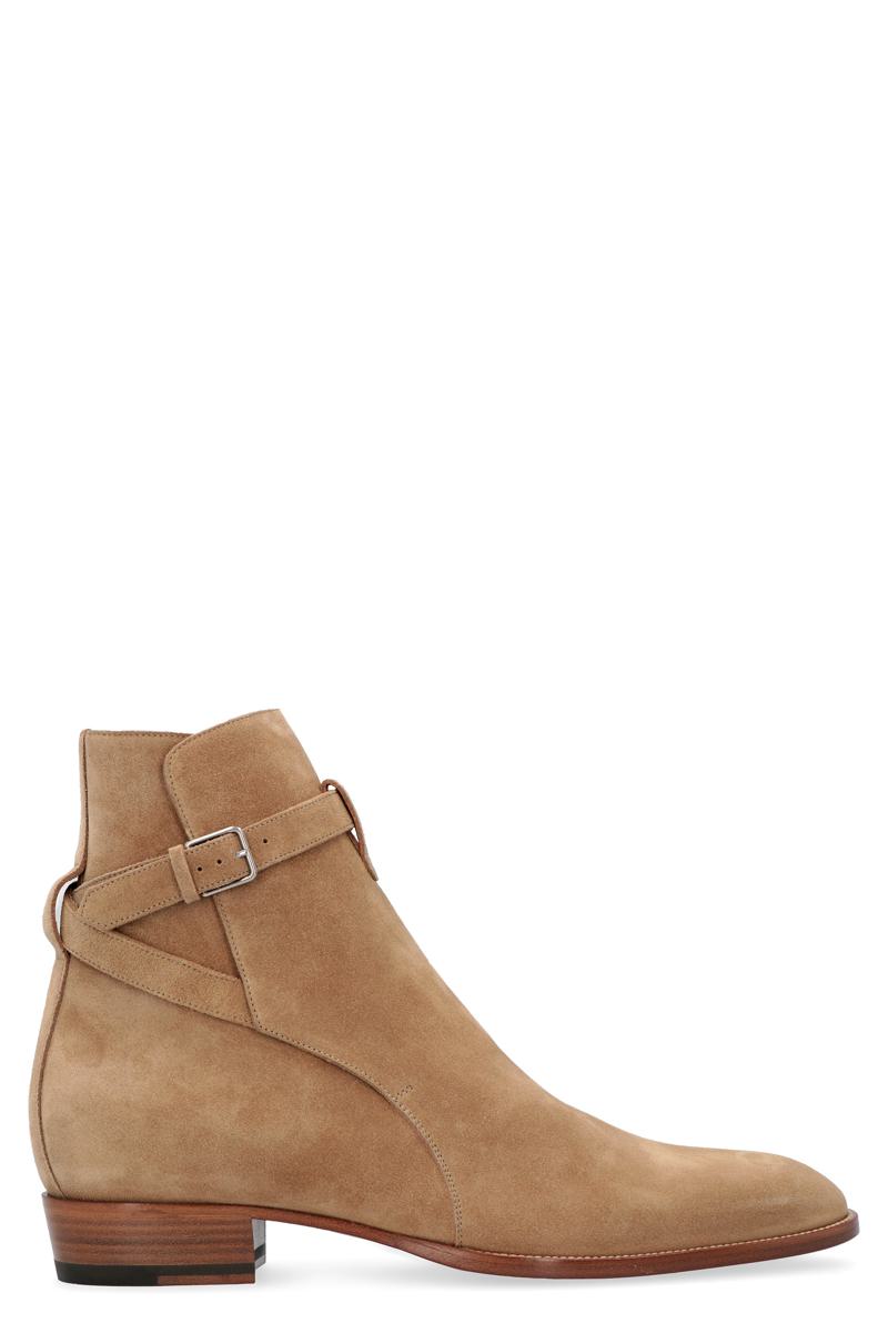 Saint Laurent Jodhpur Suede Ankle Boots
