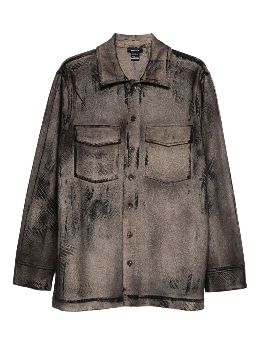 Avant Toi Wool And Cashmere Blend Shirt