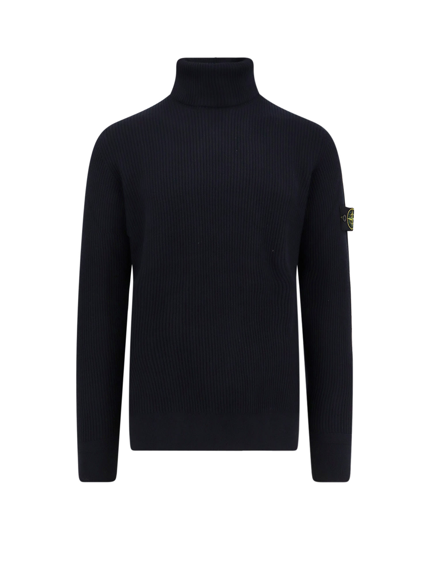 Stone Island Turtleneck Certified Virgin Wool Sweater