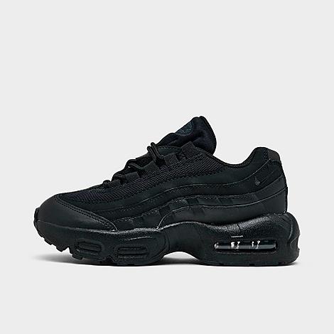 Nike Little Kids Air Max 95 Recraft Casual Shoes in Black Size: 1.0
