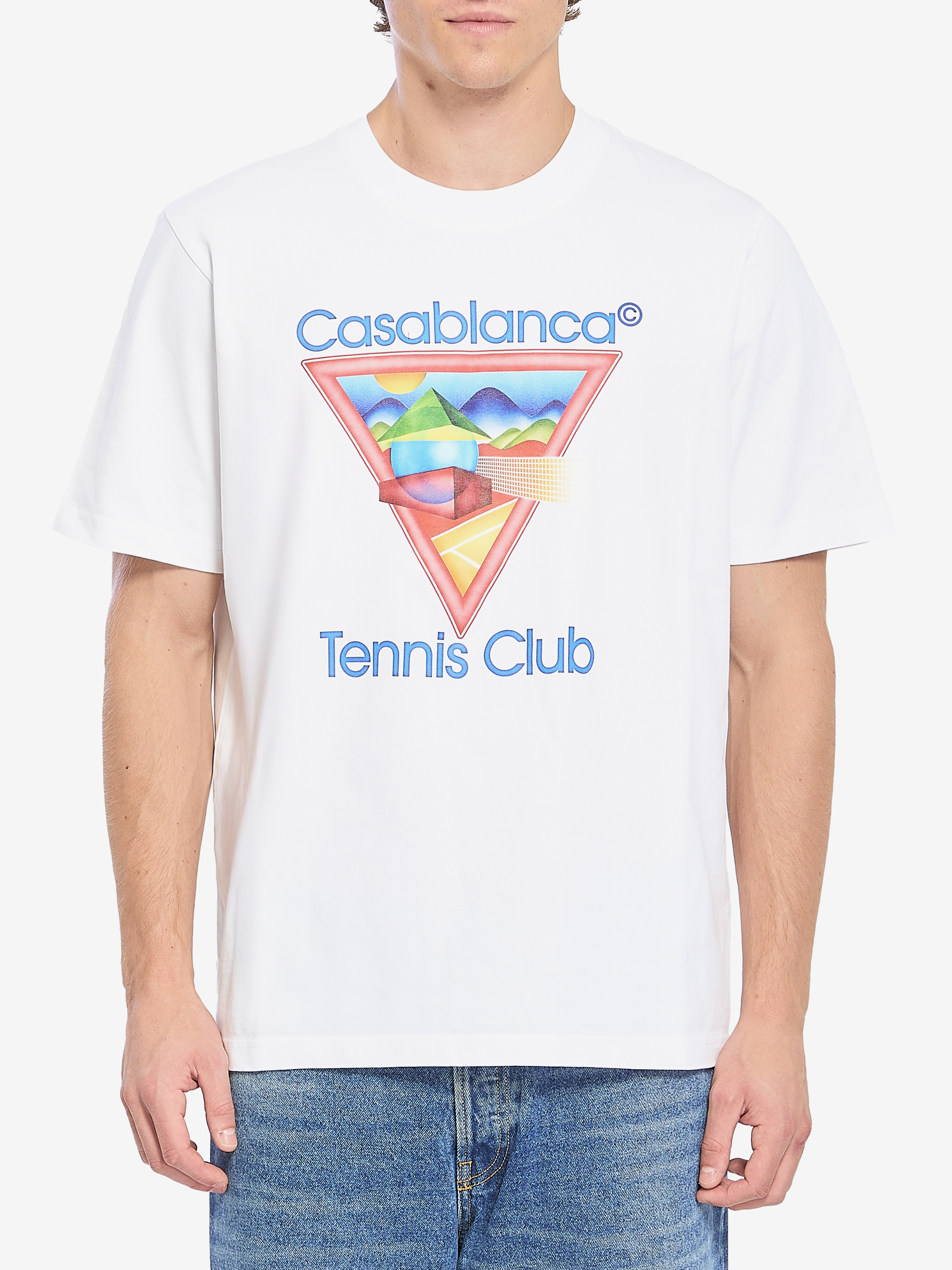 Tennis Club Icon printed tshirt