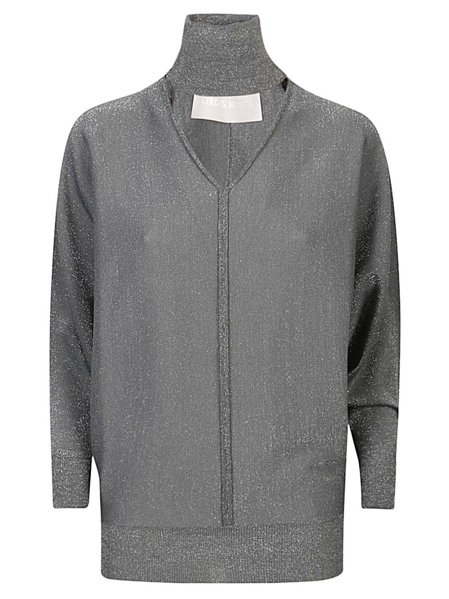 Circus Hotel Viscose Turtleneck Sweater