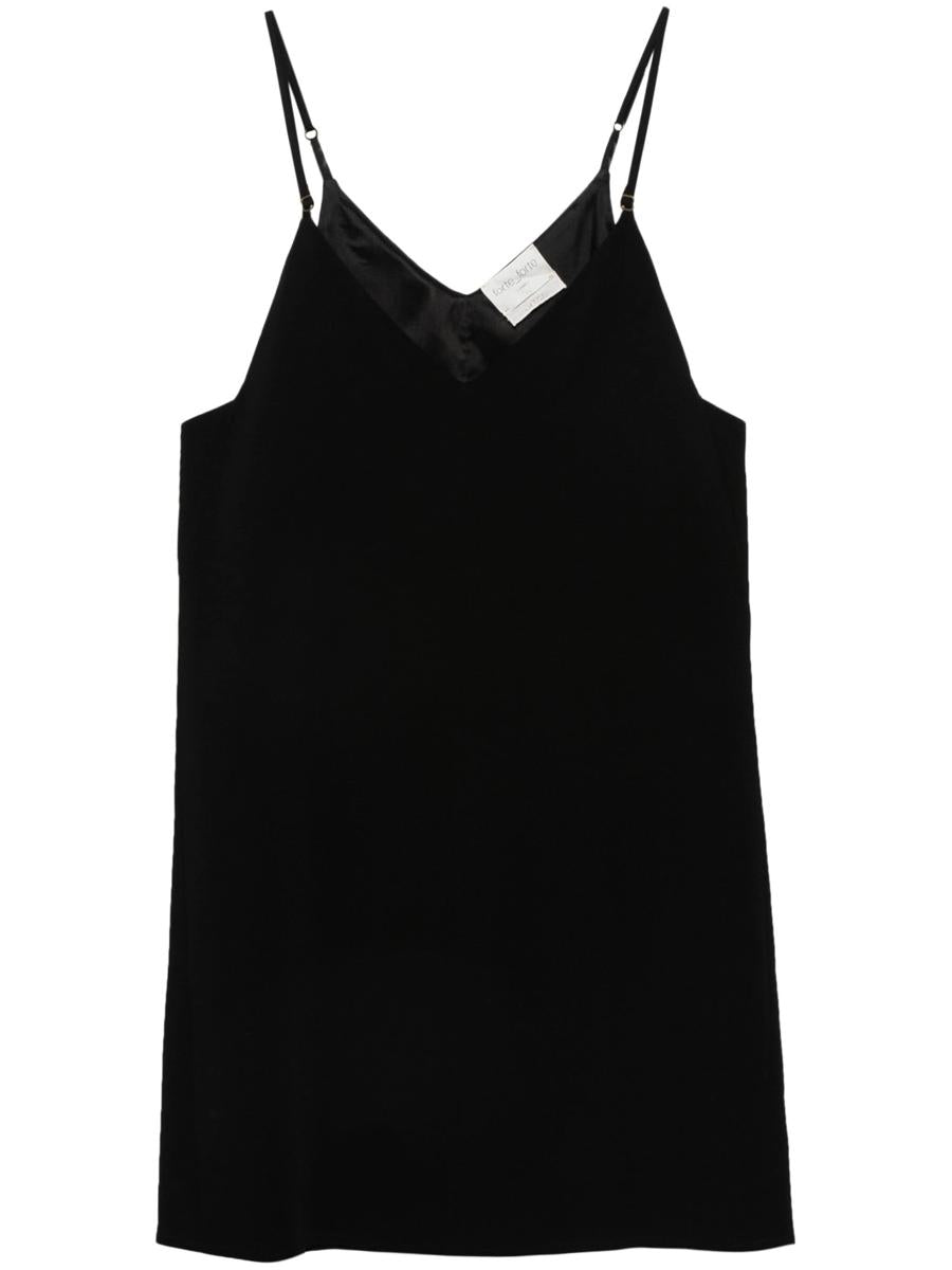 Forte_Forte Stretch Cady Crepe Mini Slip Dress Clothing
