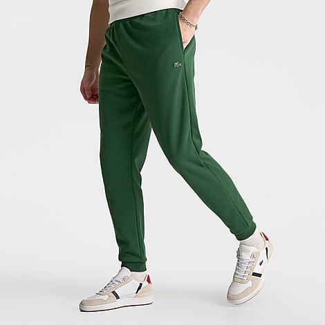 Lacoste Men's Doubleknit Jogger Sweatpants in Green Size: Small