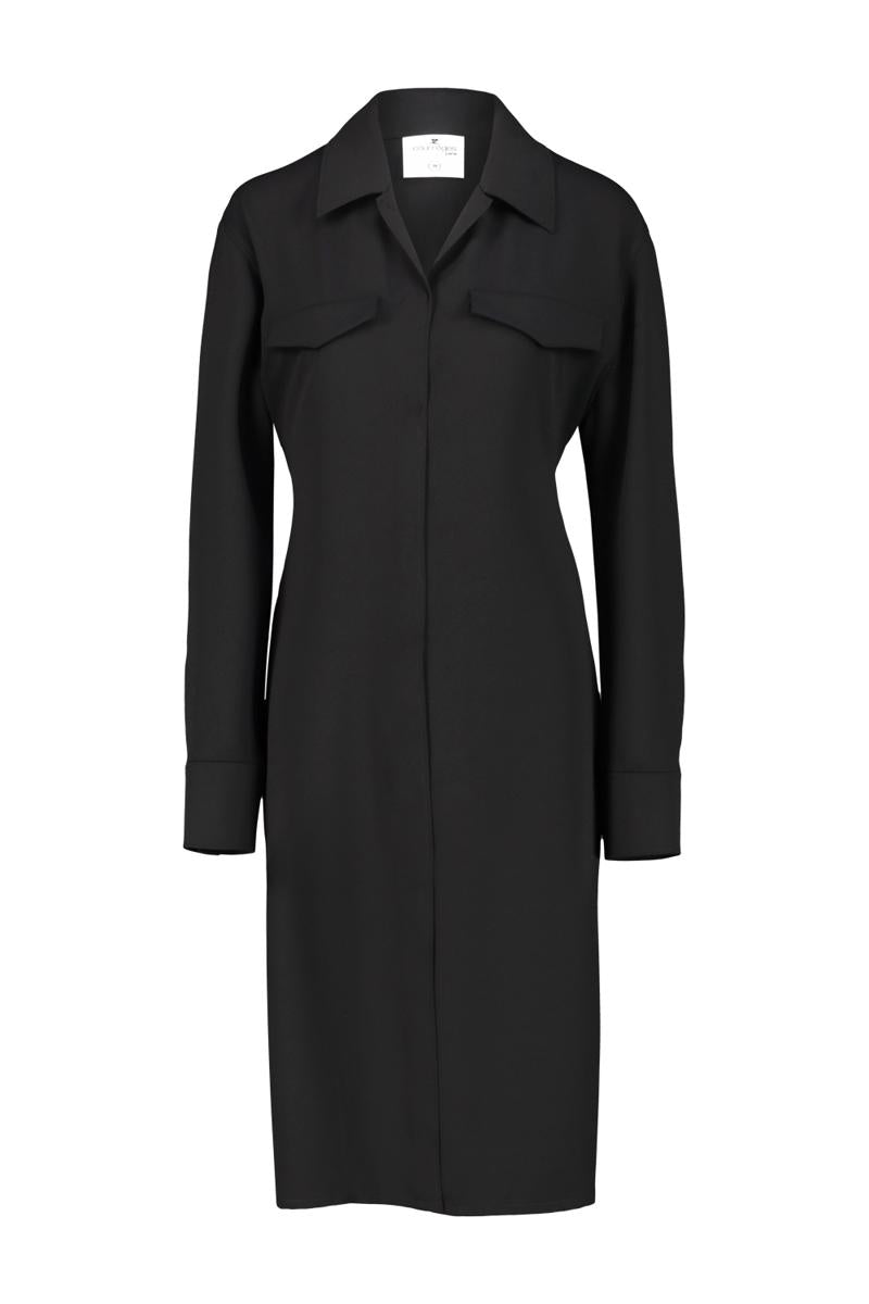 Courrèges Shirt Dress In Crepe Clothing
