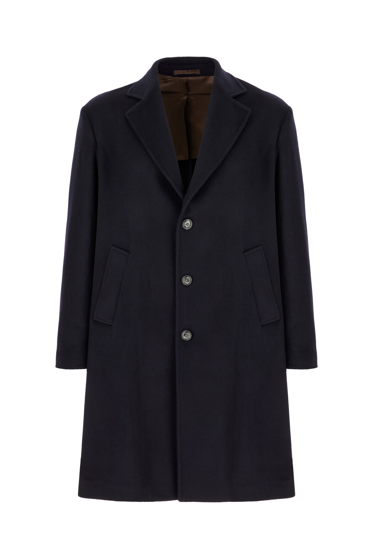 Barba Napoli Midnight Blue Wool Coat