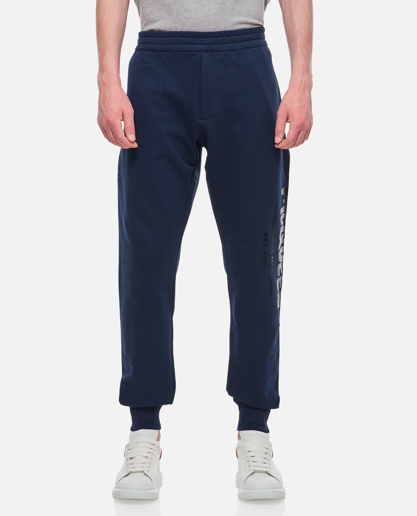 Alexander McQueen Cotton graffiti Jogging Pants