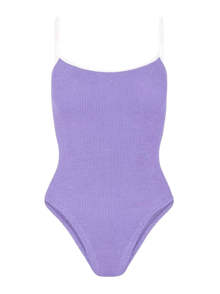 Hunza G Pamela One-Piece Swimsuit With Ruffled Effect