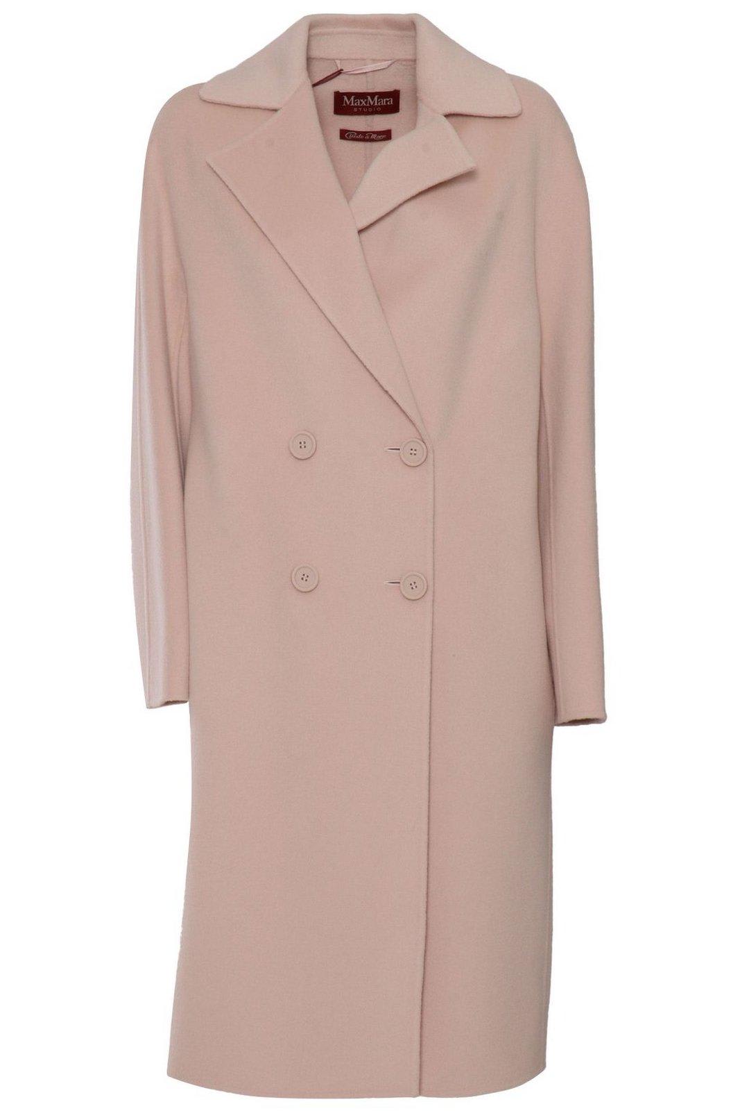 Max Mara Studio Licenza Double-breasted Coat