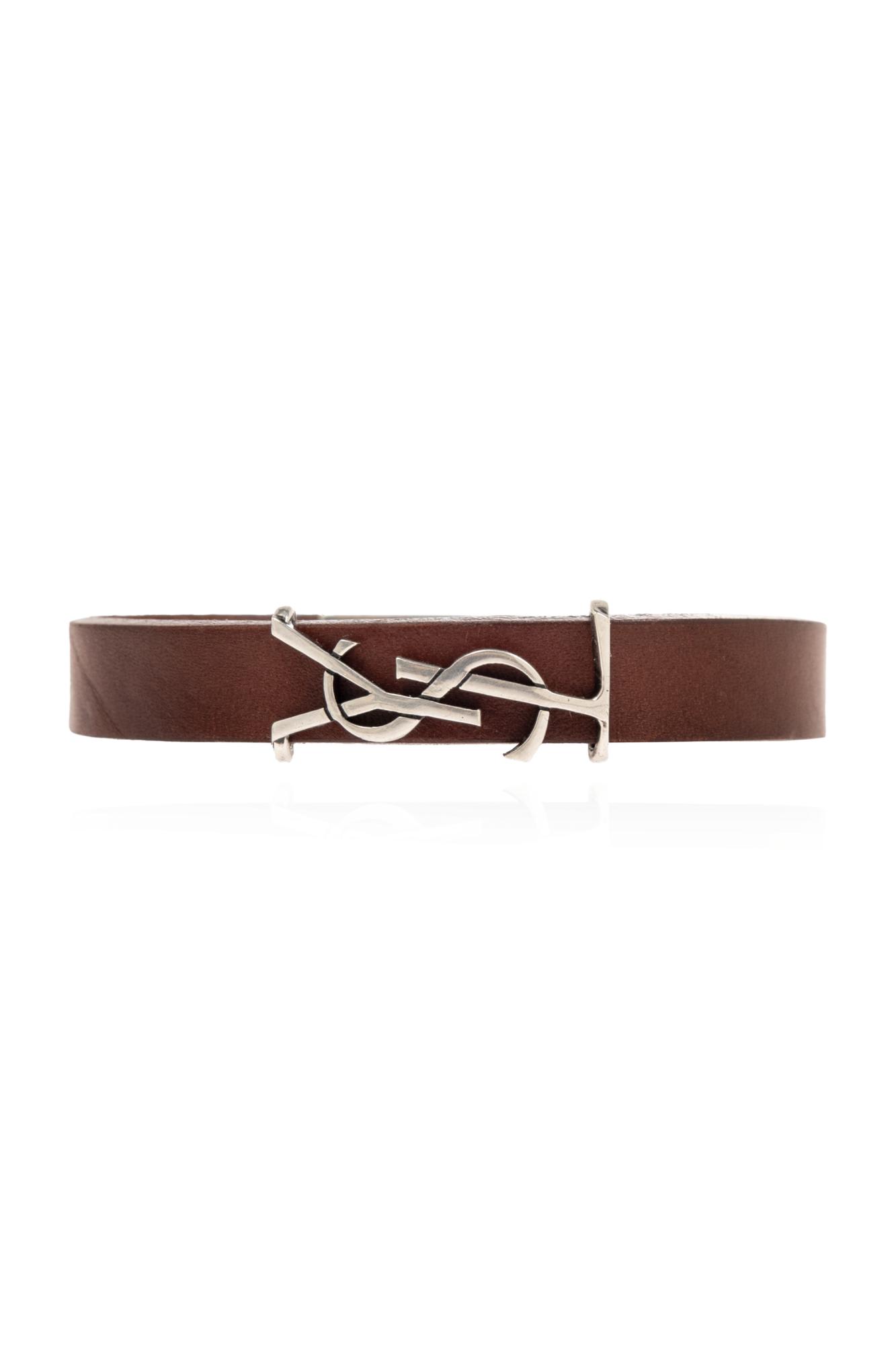 Saint Laurent Bracelet With Logo
