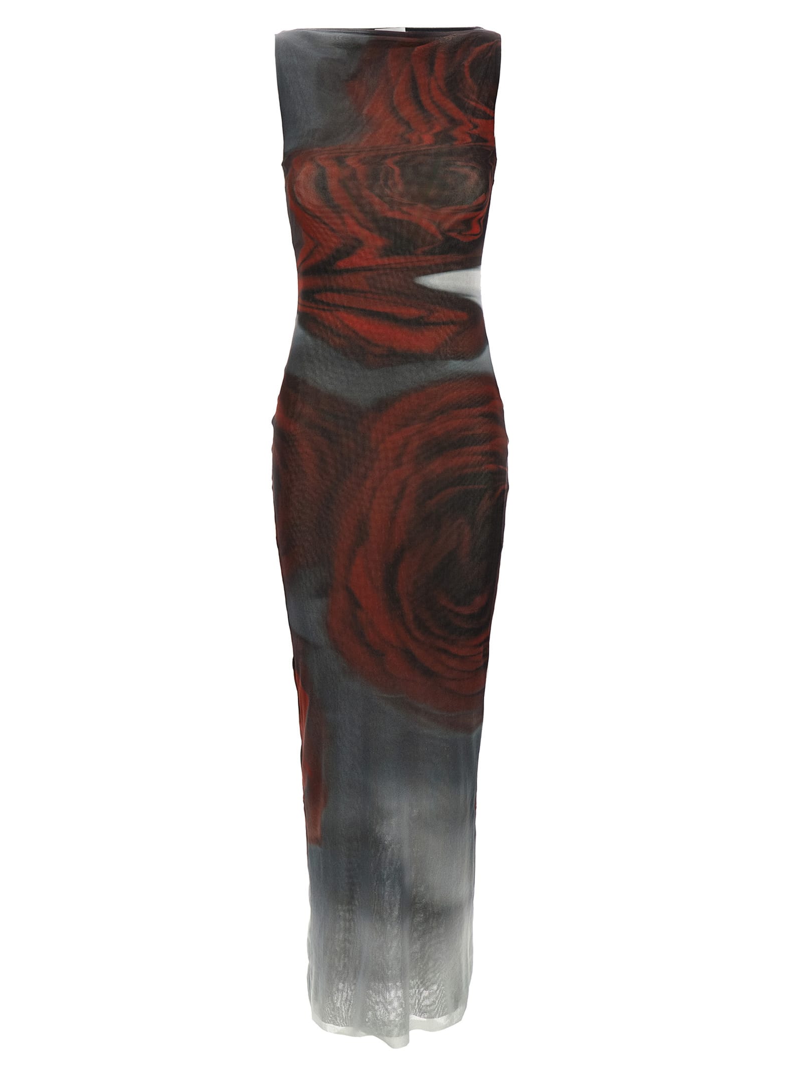 Jean Paul Gaultier blurry Roses Dress
