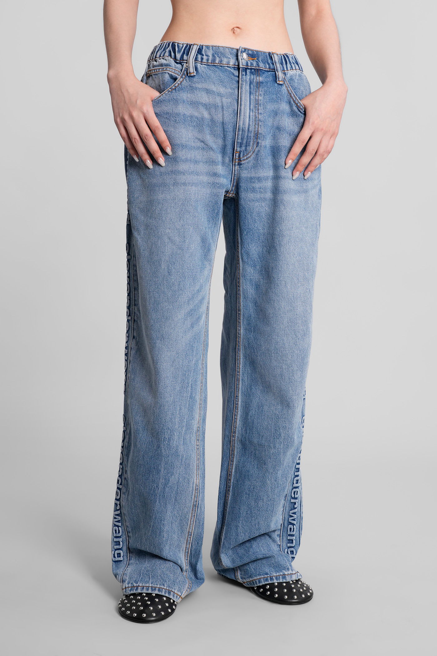 Alexander Wang Jeans In Blue Cotton