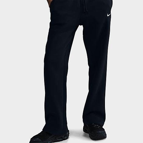 Nike Women's Sportswear Phoenix Fleece Open Hem Pants in Black/Sail Size: XS