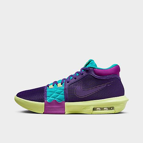 Nike Men's LeBron Witness 8 Basketball Shoes in FIELD PURPLE/WHITE-D Size: 10.0