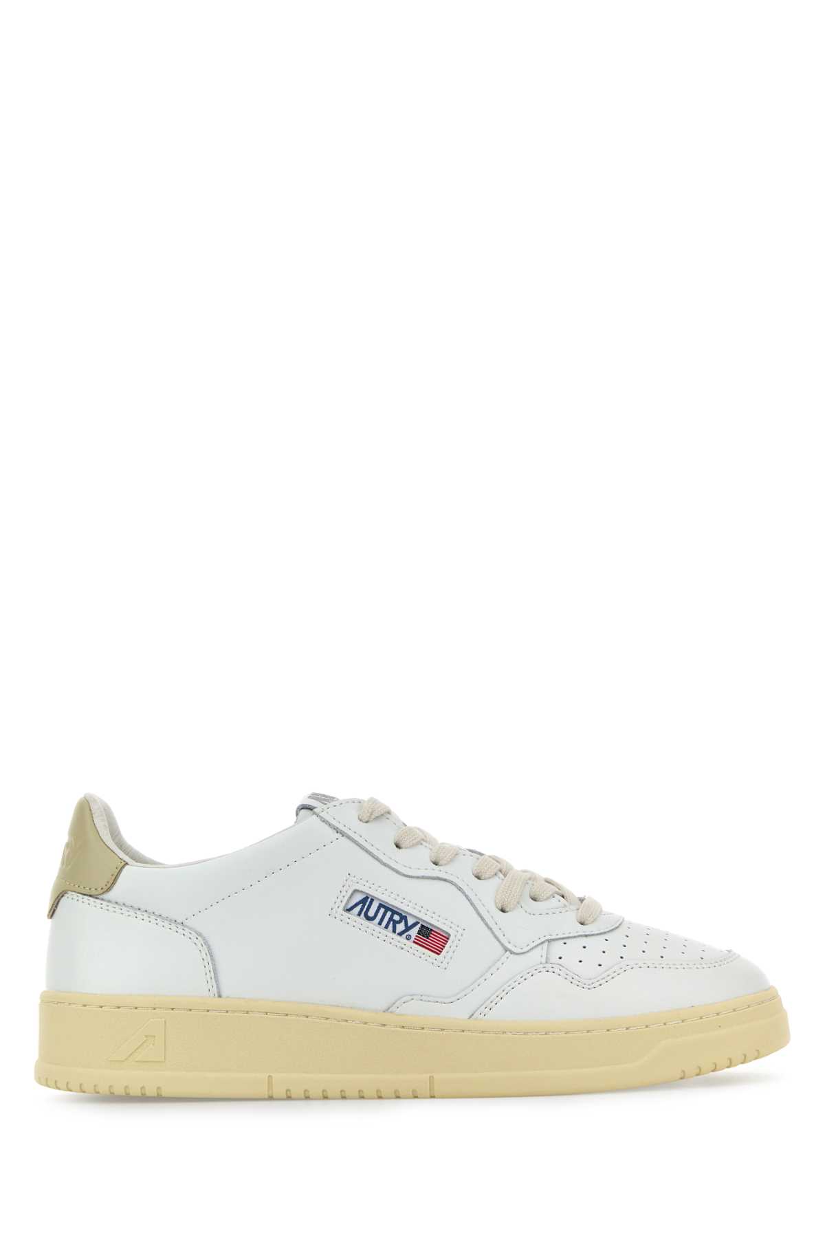 Autry White Leather Medalist Sneakers