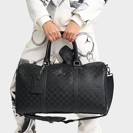 Jordan Monogram Duffel Bag (25L) in Black Embossed