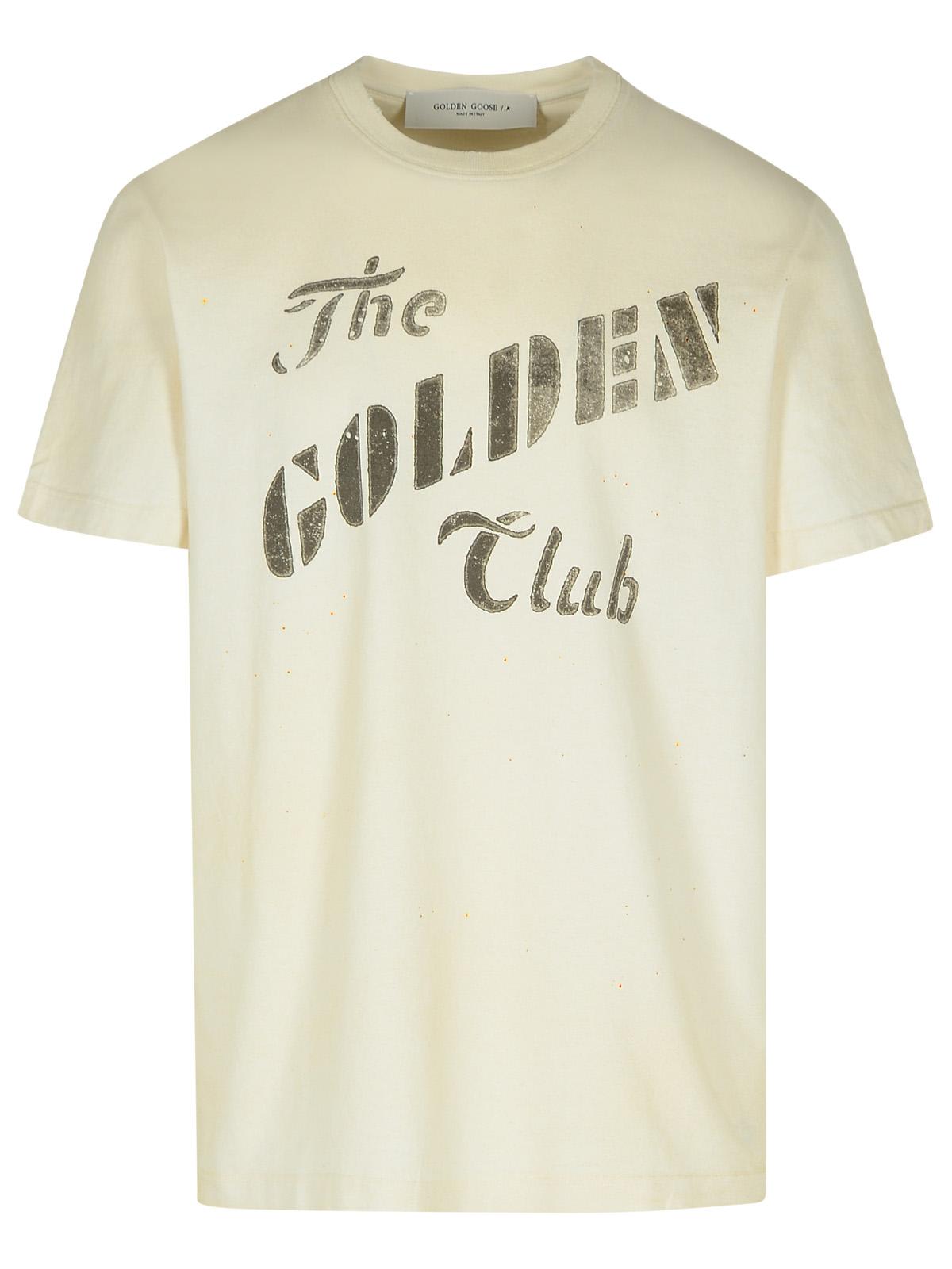 Golden Goose Ivory Cotton T-shirt
