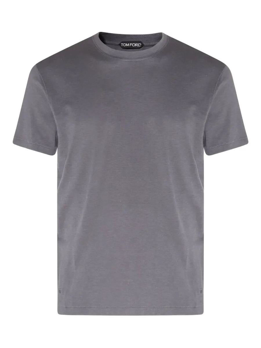 Tom Ford Lyocell Cotton Crew Neck T-Shirt Clothing