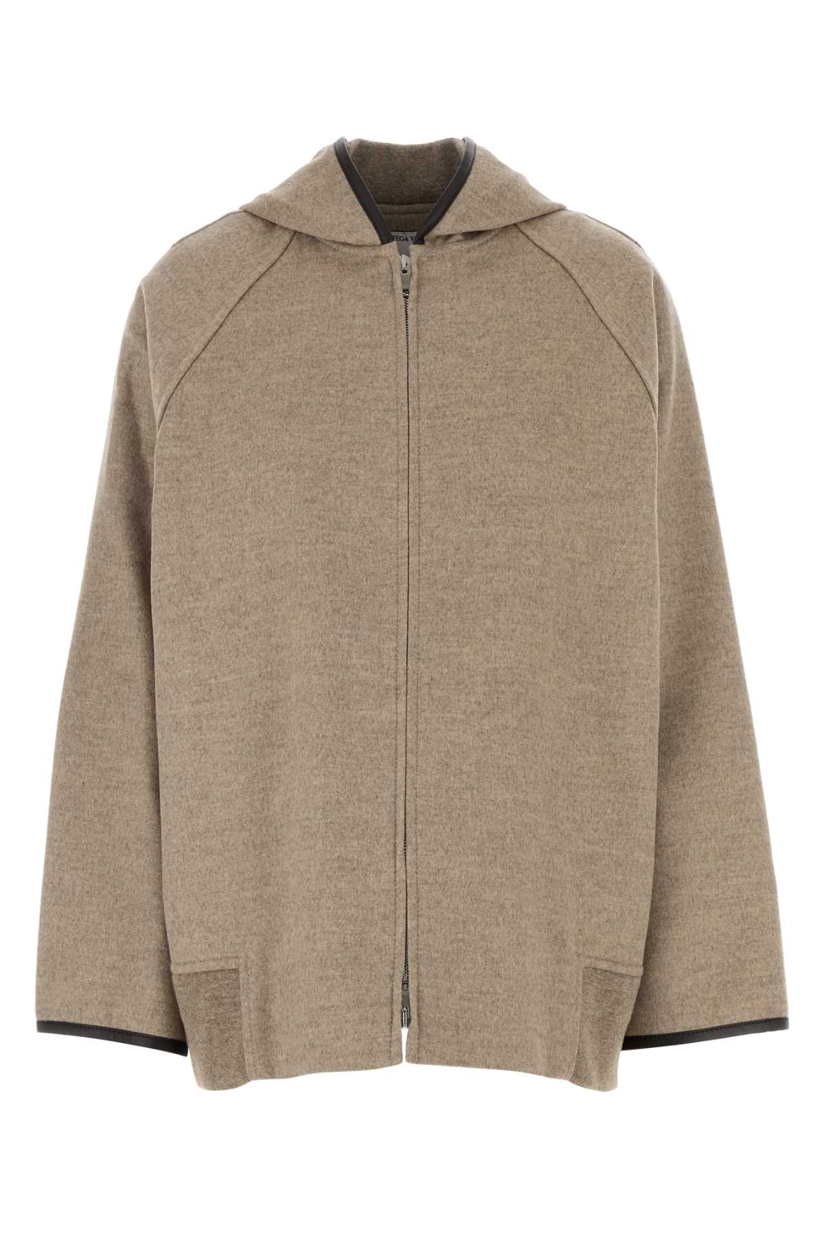 Bottega Veneta Cappuccino Wool Blend Jacket