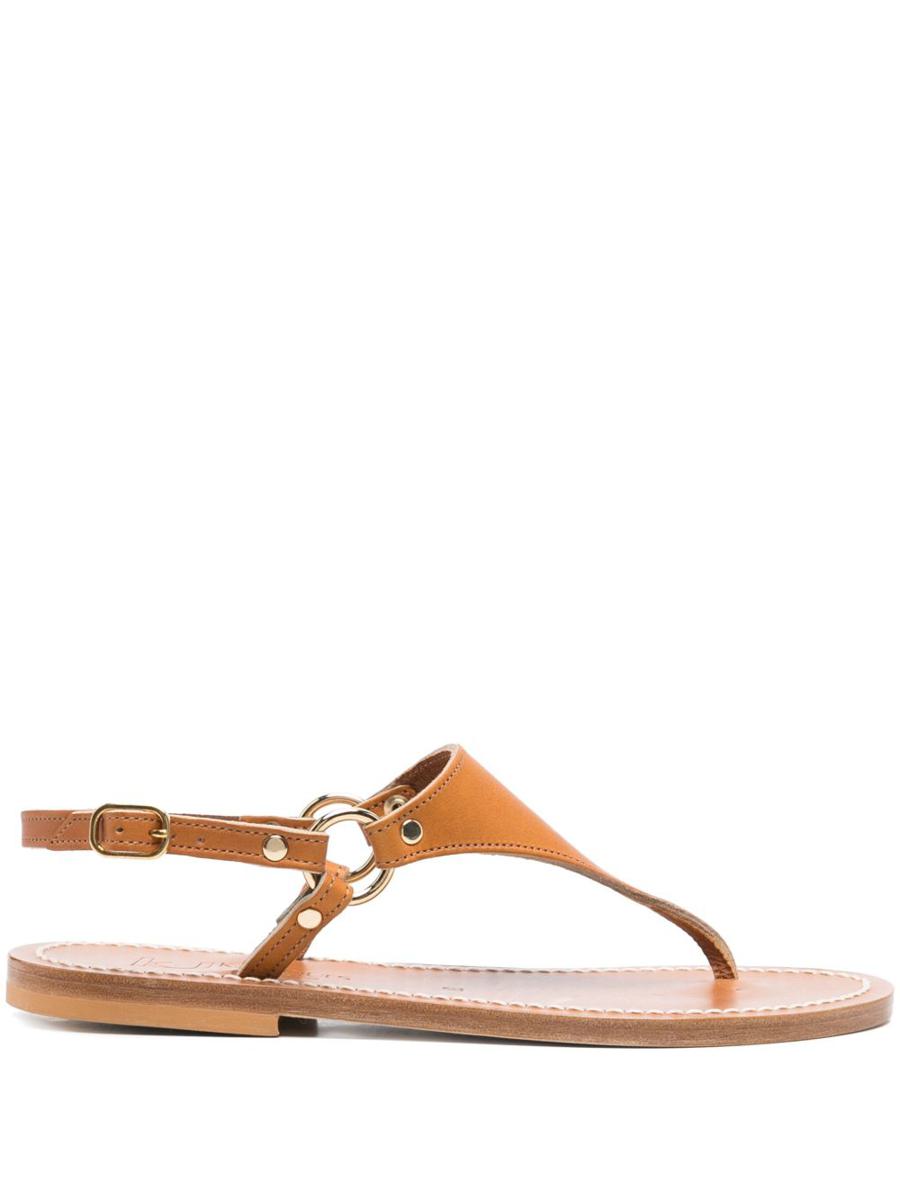 K. Jacques Dionysus Leather Sandals