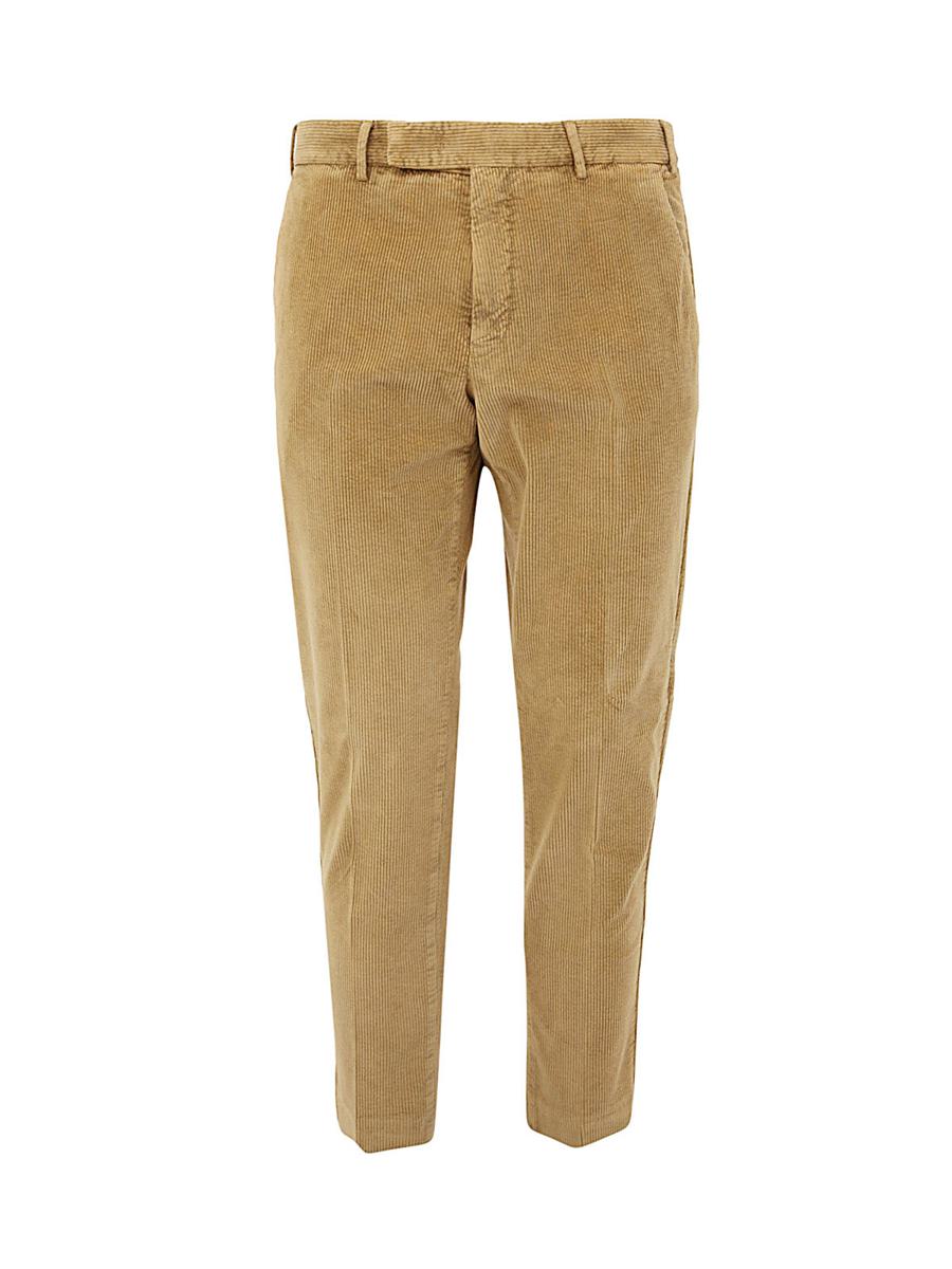 Pt Torino Flat Front Trousers With Diagonal Pockets Clothing