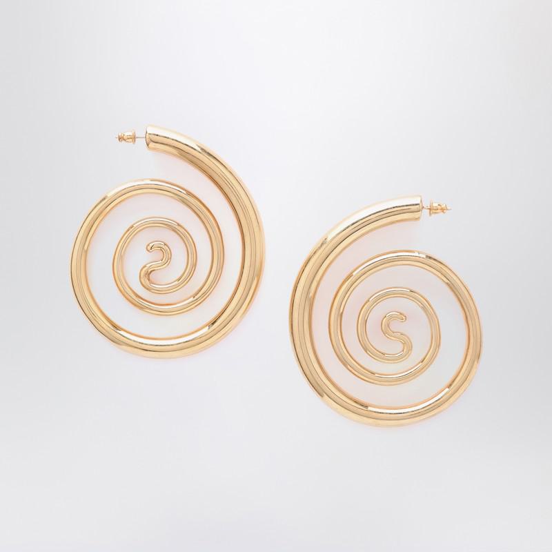 Panconesi Spiral Serpent Hoops Earrings