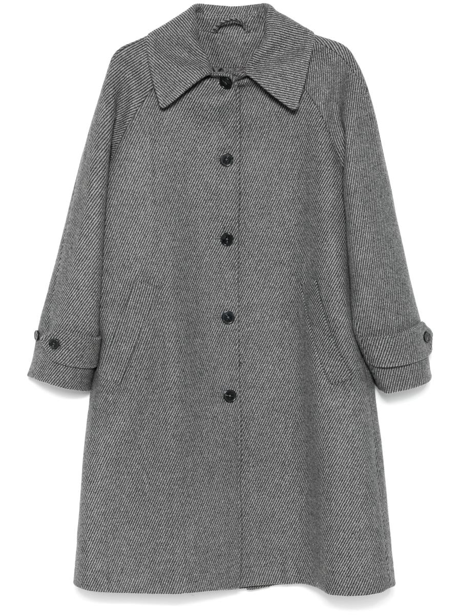 Officine Générale Aretha Itl Textured Stripe Wo Clothing